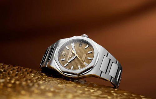 芝柏桂冠系列腕表，采用更小尺寸的冬季温暖铜色表盘