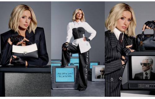 PARIS HILTON 再度出镜 KARL LAGERFELD 26秋冬大片，携手全新数字角色「 NOT-KARL 」共述先锋态度